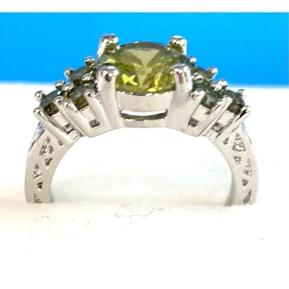 FN# Striking Citrine & Sterling Silver Ring Sz 6 - Picture 4 of 7